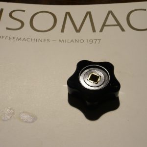 handle for steam/water  smooth bakelite black  Isomac