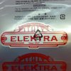 Elektra Small round LOGO stickers shiny sold in single units of 1 sticker