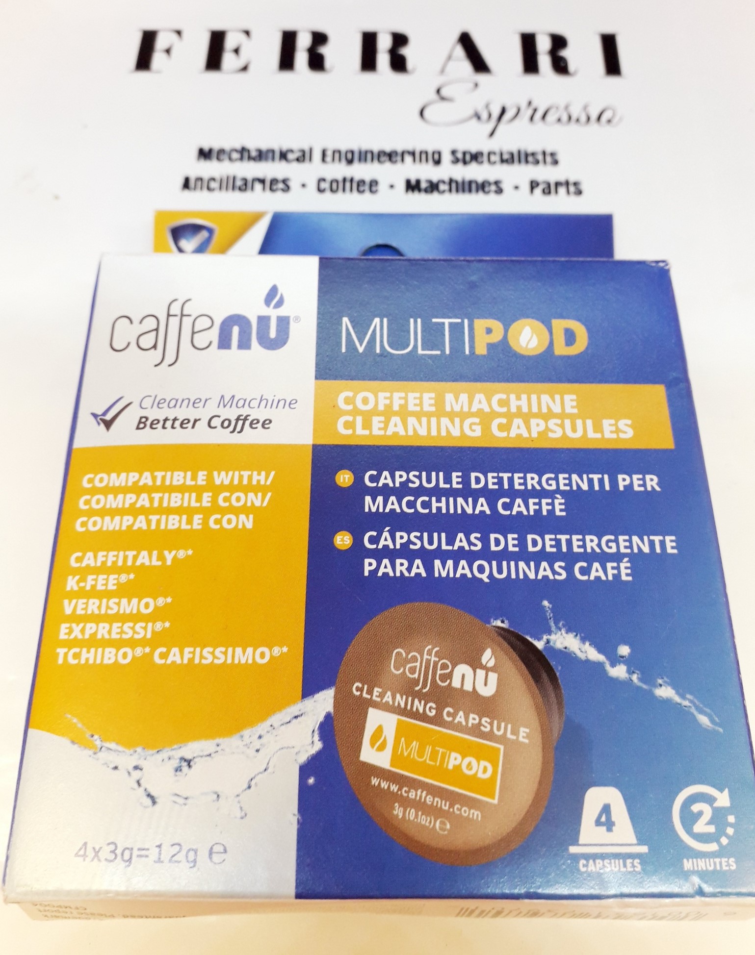 CLEANING CAPSULES CAFFENU MULTIPOD 